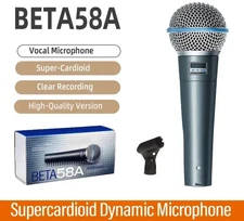 Beta58A Supercardioid Dynamic Vocal Microphone FAST SHIPPING