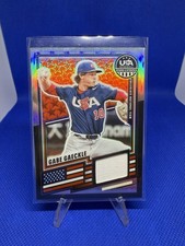 2025 Panini Stars and Stripes - USA Materials Gabe Gaeckle #USA-GG (MEM, RC)