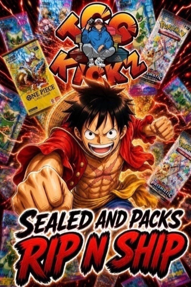 ONE PIECE X POKEMON STREAM - PACKS AND SEALED!!