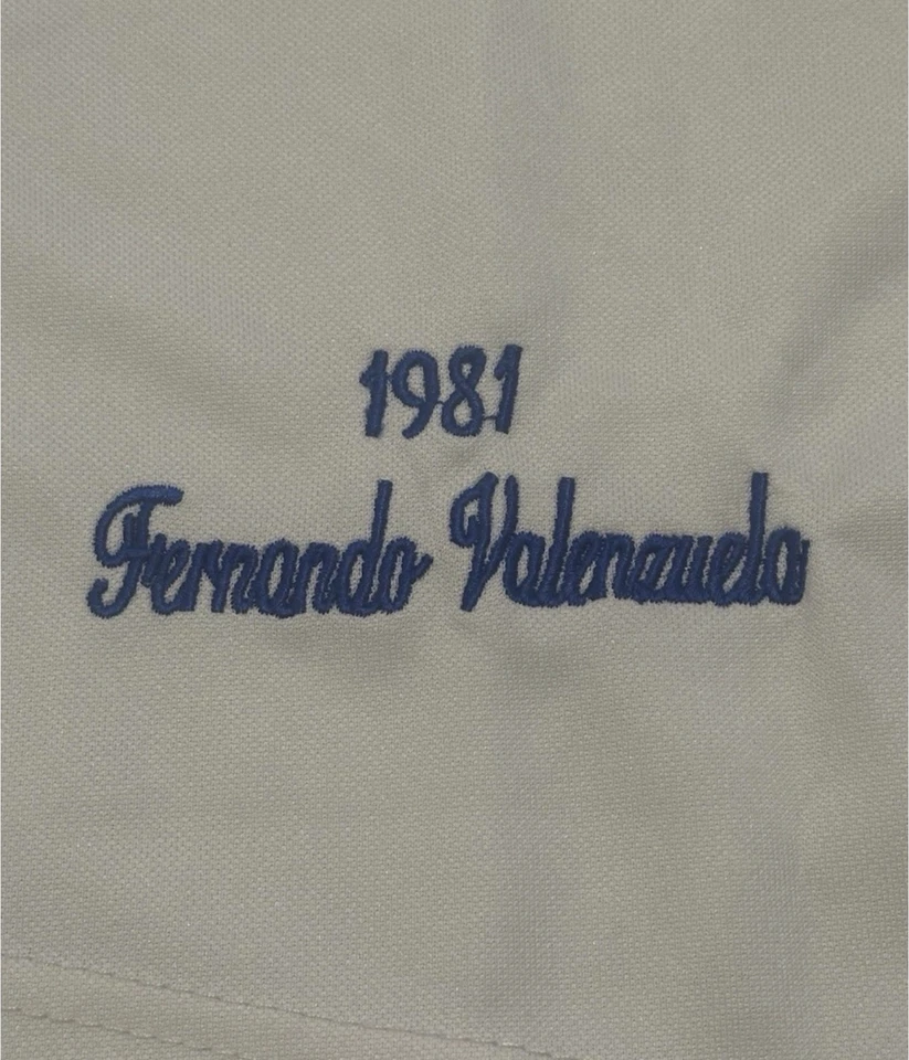 Camiseta De Colección Fernando Valenzuela Dodgers - Colección Cooperstown - Talla L Foto 4 de 4