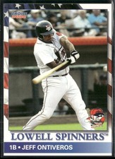 Jeff Ontiveros 2002 Lowell Spinners Team Set Card