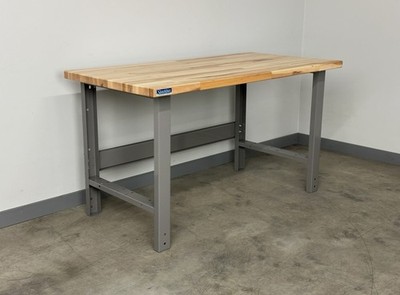 Stackbin Heavy Duty Garage Maple Top Workbench 60  x 30 