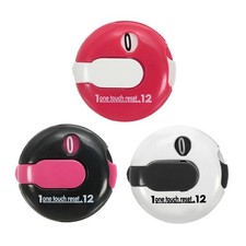 3 Pack Golf Score Counter Mini Golf Stroke Attachment White/Red/Black Red
