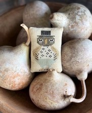 OWLIVER Kreuzstichmuster primitives Nadelkissen Pinkeep