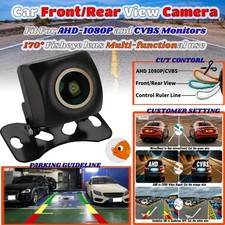 Front View Car Camera AHD 1080P Wide Angle Night Vision Waterproof Universal Fit