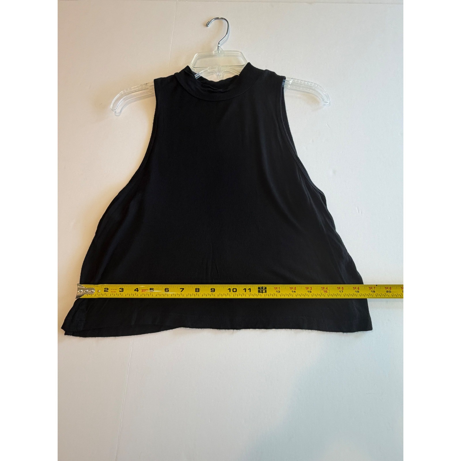 Active Basic Women Black Mock Neck Sleeveless Cro… - image 4