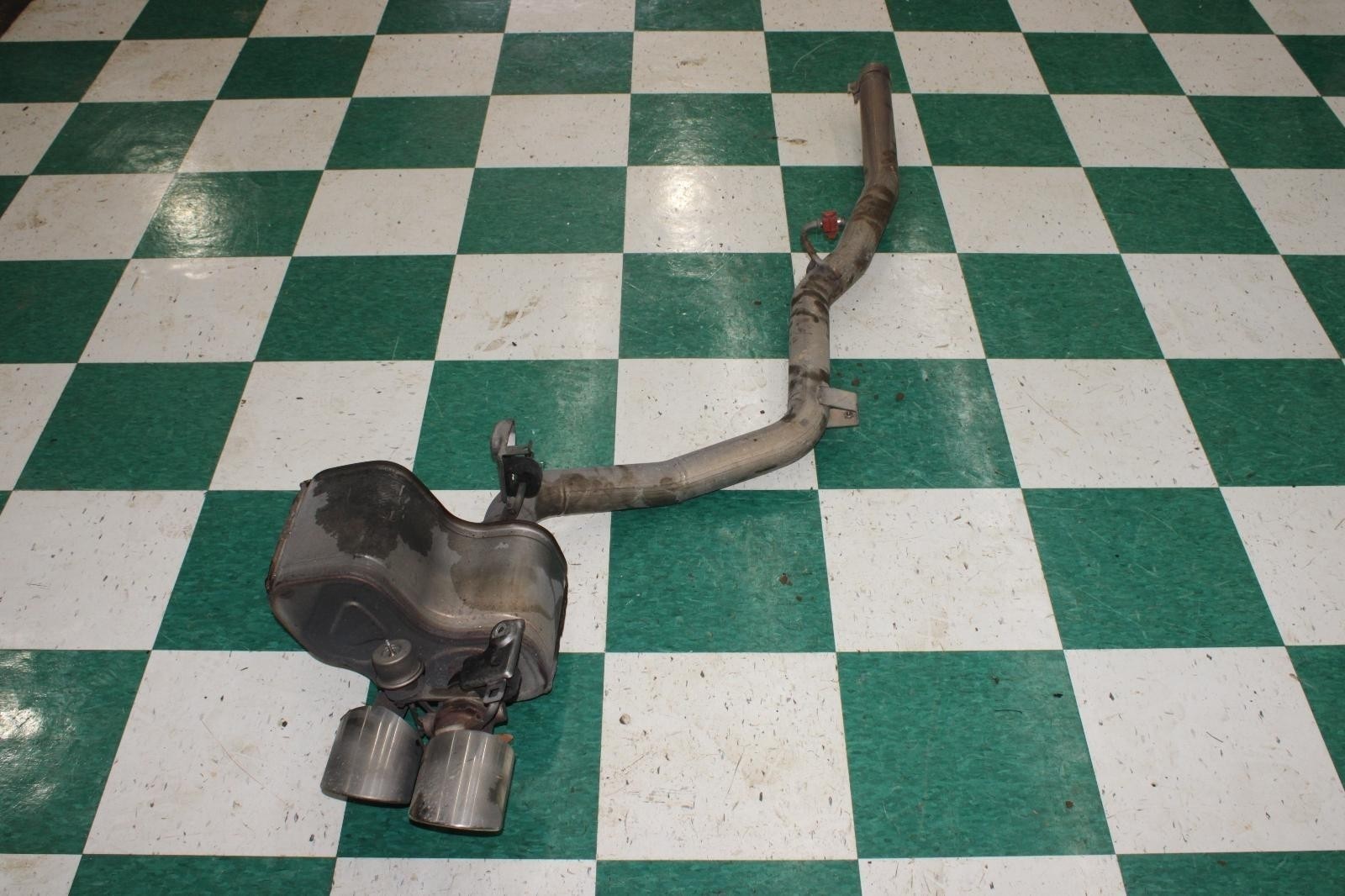 14-21 Ghibli Rear Left LH Driver Side Exhaust Pipe Muffler Dual Tips Factory OEM