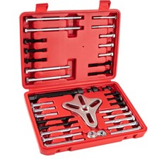 46 Pcs Harmonic Balancer Puller Set Steering Wheel Pulley Installer Tool Kit 46 Pcs Harmonic Balancer Puller Set Steering Wheel Pulley Installer Tool Kit