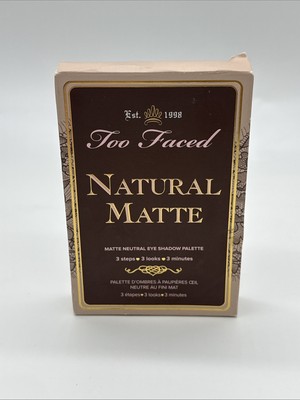 Too Faced Natural Matte Neutral Eyeshadow Collection Palette BNIB (C3)
