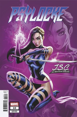 #ad PSYLOCKE #10 J. SCOTT CAMPBELL JUST SPECTACULAR TRADE DRESS $3.43