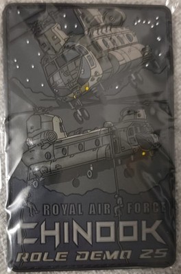 RAF Boeing Chinook Royal Air Force Odiham Rolle Demo Display Team 2025 PVC Patch