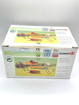 Schleich Zubehör Set 40144 Farm Life 90er Bauernhof Zubehör mit Sammelprospekt