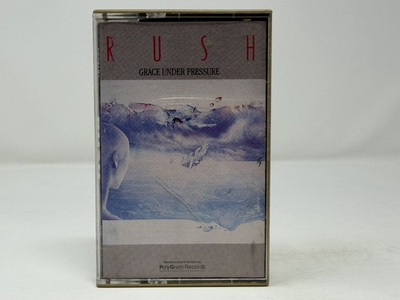 #ad Rush Grace Under Pressure Cassette Album Rock PolyGram Records 1984 422 818476 4 $10.00