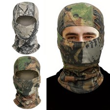 Camo Balaclava Face Mask UV Protection Ski Sun Hood Tactical Masks for Men Women