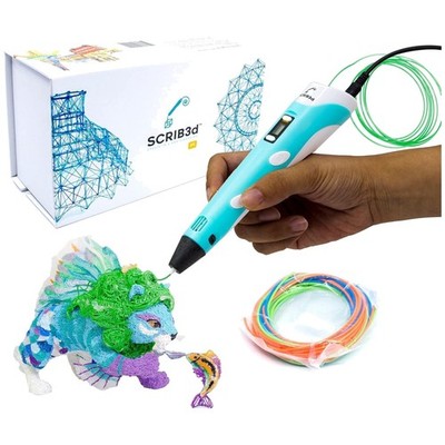 P1 3D Pen Set with Display, 3 Filaments & Stencil Book - Unleash Your Creativity