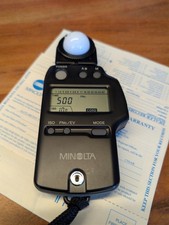  MINT w/ Case Minolta Auto Meter IVF IV F Light Meter Exposure Meter From JAPAN