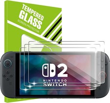 for NS/Nintendo Switch 2 Screen Protector-HD Tempered NS 2-3 pack