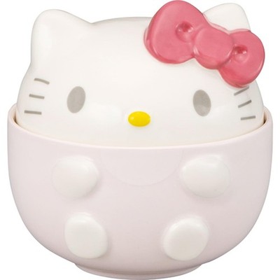 sanrio Marui Hello Kitty 3D with lid bowl approx. 400ml san4556-1