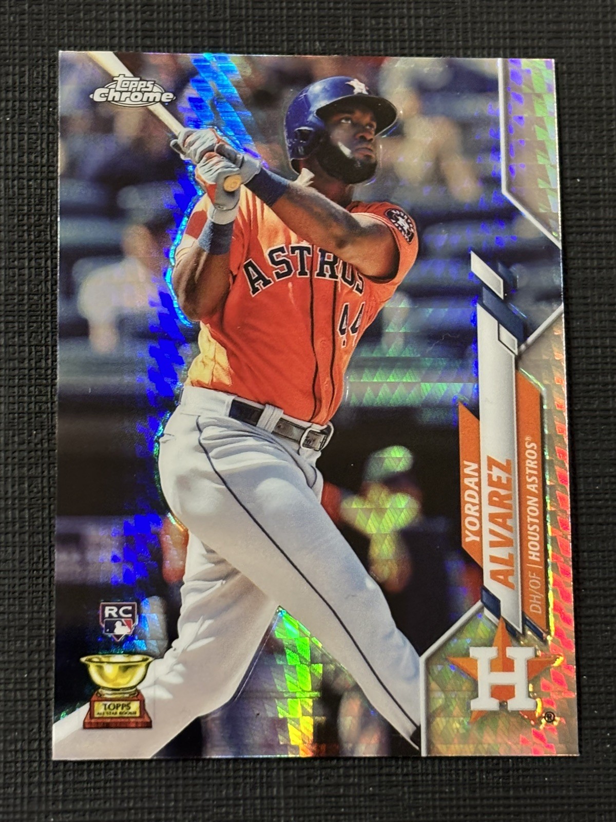 2020 Topps Chrome Prism Refractor #200 Yordan Alvarez Rookie Card RC Astros