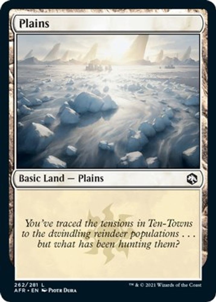 2021 Magic: The Gathering: AFR - Plains 262 (#262, L, Near Mint)