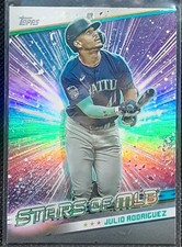 2024 Topps Series 1 Stars of the MLB JULIO RODRIGUEZ #SMLB-16 Seattle Mariners!