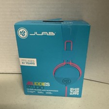 JLab JBuddies Studio Wired Kids Headphones On-Ear, Volume Limiter, School/Travel