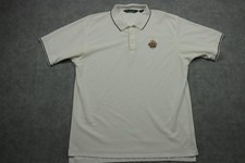 Devon & Jones Polo Shirt Mens XL White Stripe...
