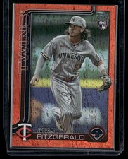 2025 Topps Update - Ryan Fitzgerald - #US308 Orange Holo Foil /25 - Twins