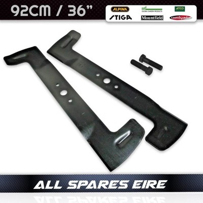 BLADE KIT FOR 36'' 92CM ALPINA, ATCO, EFCO, OLEO-MAC & STIGA RIDE ONS HI LIFT