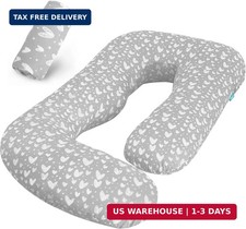 Pregnancy Pillow Cover U-Shaped ONLY Pillowcase , Super Soft Replacement Cover