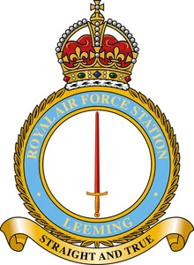 RAF Leeming badge patch Self Adhesive Vinyl Sticker