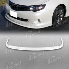 Painted White For Subaru Impreza Wrx 2008-2010 Cs-style Front Bumper Spoiler Lip