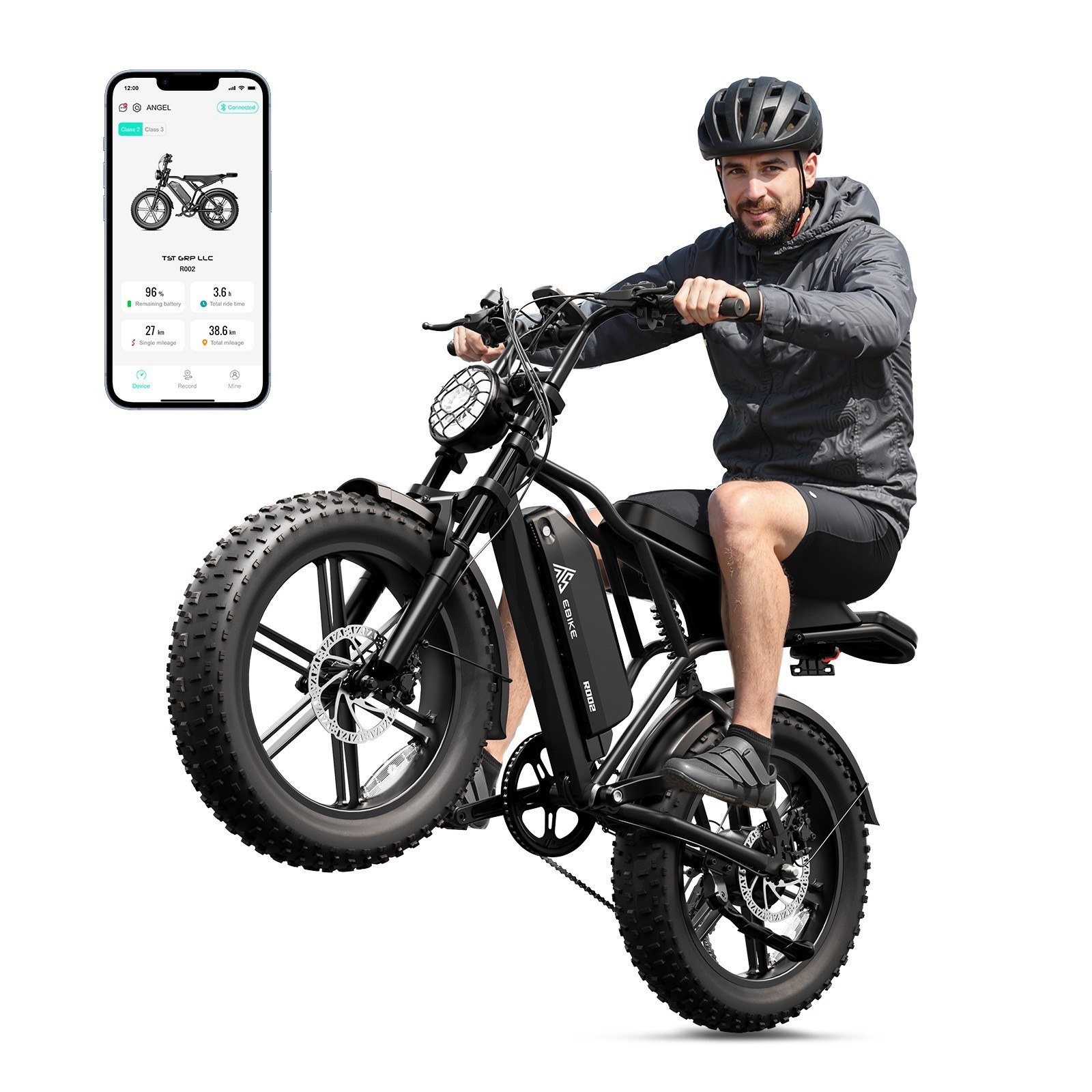 TST 20" FAT TIRE ADULTS ELECTRIC BIKE 1500W PEAK 32MPH 15AH MOUNTAIN EBIKE NEW