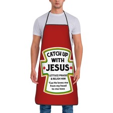 Funny Aprons For Men Women Adjustable Gifts Chef Bib Cooking BBQ Kitchen