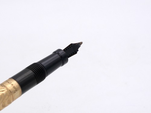 STYLO PLUME ANCIEN - FOUNTAIN PEN - MORRISON - PLAQUÉ OR 14 CARATS - Foto 9 di 11