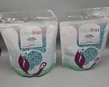 2 Bags Depilissa Aloe Vera Pastilles Wax Beads 400g