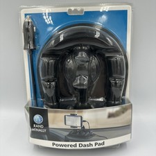 Rand McNally Anti Skid Weighted Powered Dash Pad Pack With Cables  Accessories