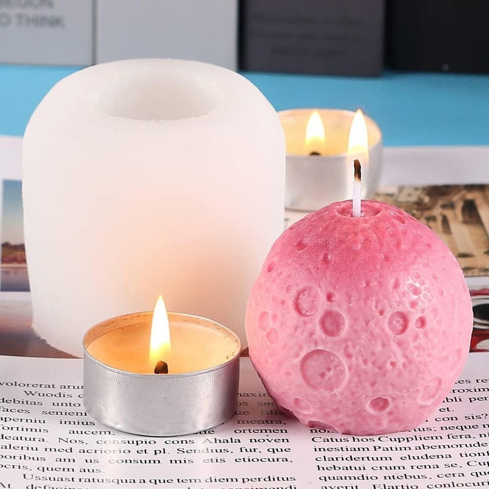 Moon Shape Candle Silicone Molds for Wax, Soap, and Craft Projects | eBay