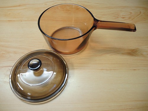 VINTAGE VISIONS CRANBERRY 1 L SAUCE PAN W LID - USA - Picture 4 of 13