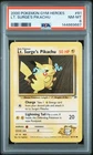 144869687 Lt. Surge's Pikachu 2000 Pokemon Gym Heroes #81 PSA 8