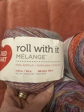 Red Heart Roll With It Melange Yarn-Hollywood - E890-0825 (2 balls)
