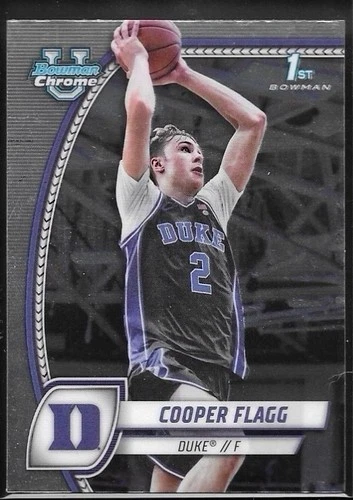 2024-25 Bowman Chrome U Basketball Cooper Flagg Chrome 1st