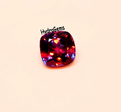 10.95 Ct Natural Russian Color Change Alexandrite Cushion Cut Certified Gemstone