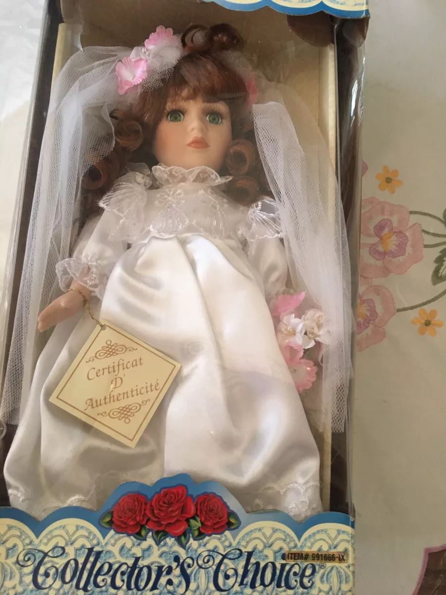 Genuine Fine Bisque Porcelain Doll