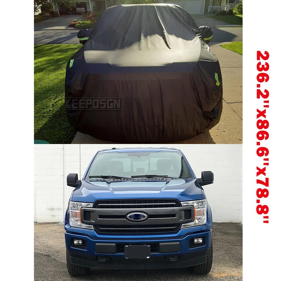 Водонепроницаемый чехол для наружного использования с защитой от ультрафиолета и пыли для пикапа GMC Sierra 1500 - Изображение 2 из 4