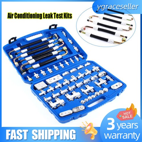 56pcs Air Conditioning Leak Test Kits Detector Detection Tools Auto