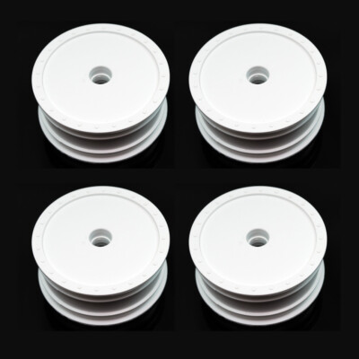 NEW DE Racing DER-BB4-AFW Borrego Buggy Front Wheels White (4) : B4
