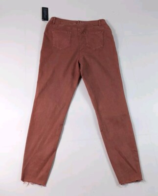 Papaya April Knöchelgrazer Skinny Soft Touch kurz geschnittene Jeans 14 W32 L26 neu