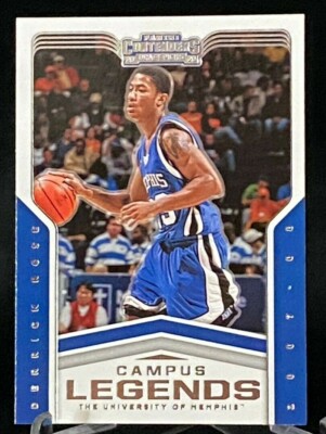 2020-19 Contenders Draft Picks Campus Legends #27 Derrick Rose Memphis Tigers