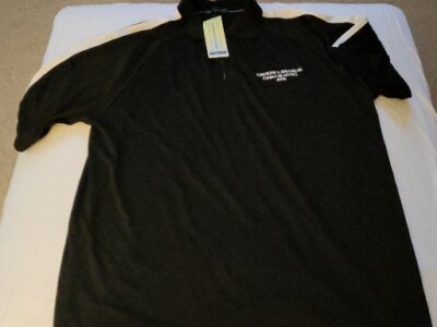Devon &Jones 2008 Camas Meadows Black/White Polo NEW